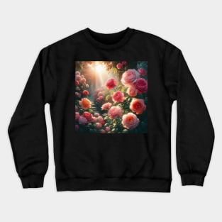 Pink Rose Crewneck Sweatshirt